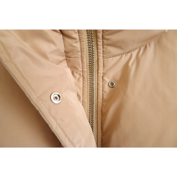 LA MAISON SIMONS Canada Recycled Down Cocoon Puffer Jacket Coat Cream XXS $275 - Picture 9 of 12